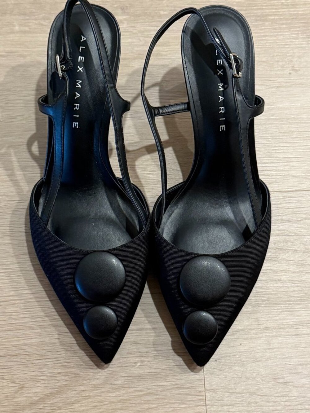 Alex Marie Alix Faille Ornament Slingback Pumps Size 9